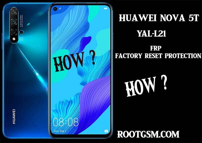 YAL-L21 Huawei Nova 5t FRP