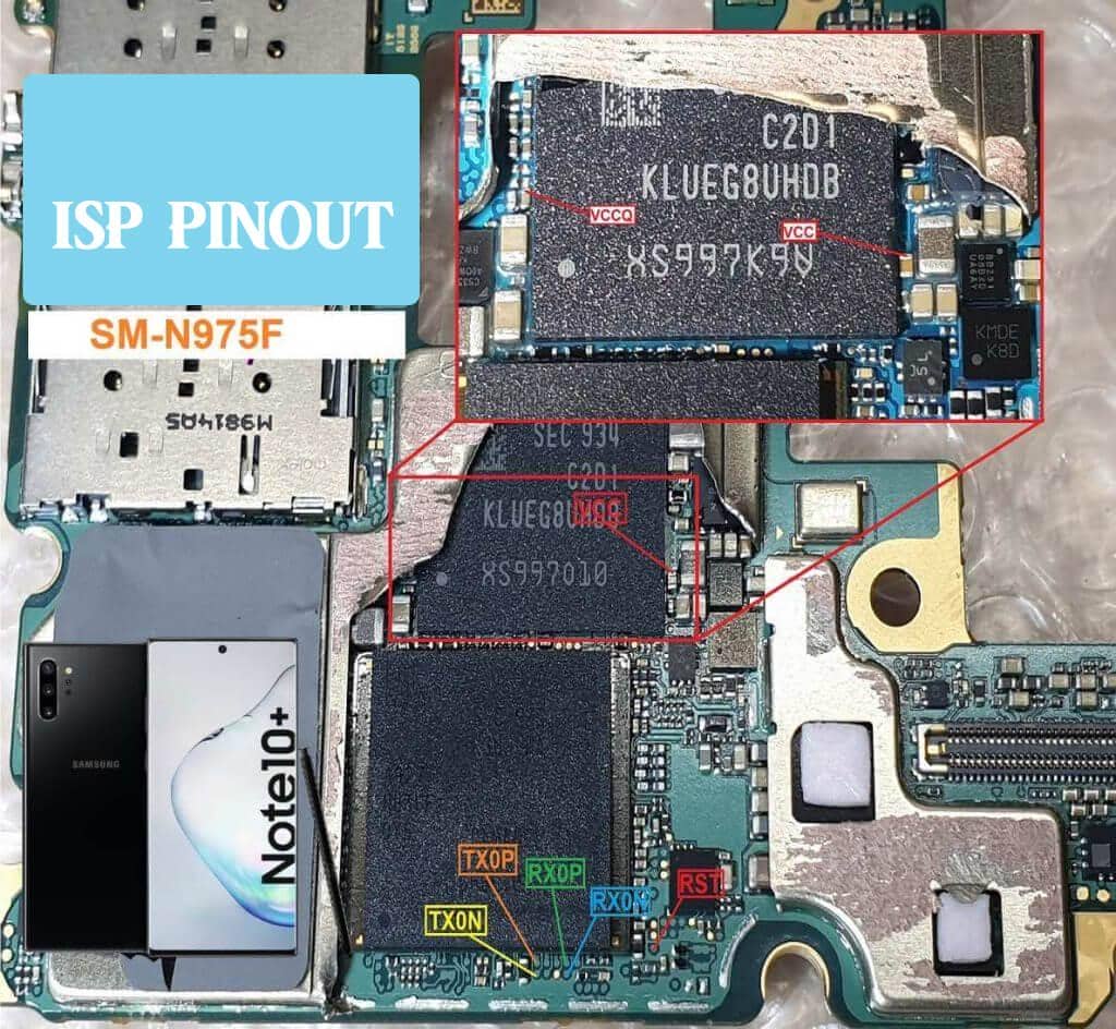 Samsung-Galaxy-Note-10-UFS-ISP-Pin-Out
