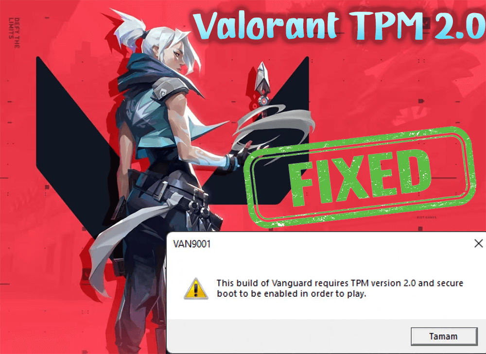 Fix Valorant TPM 2.0