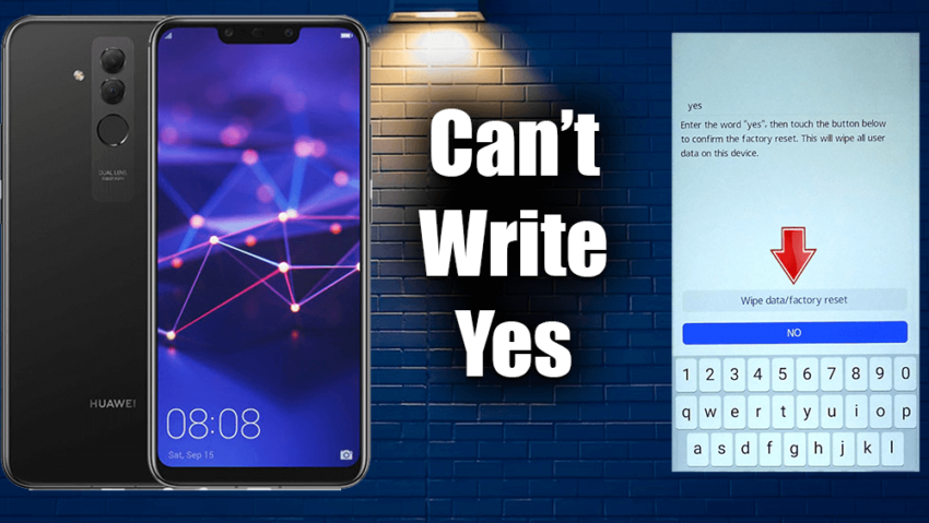 Mate 20 Lite Hard Reset ( Can’t Write Yes )