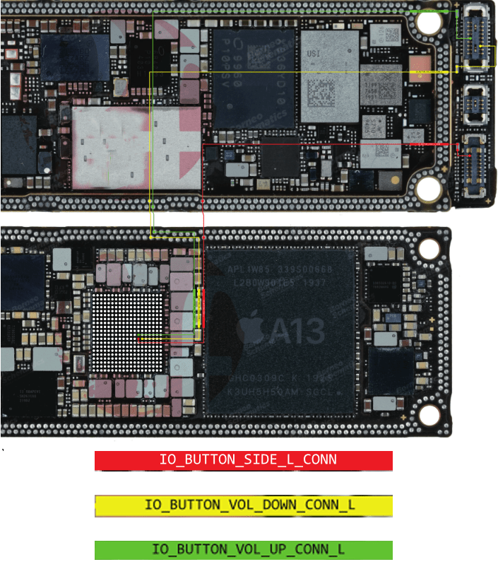 iPhone 11 volume keys and power key ways