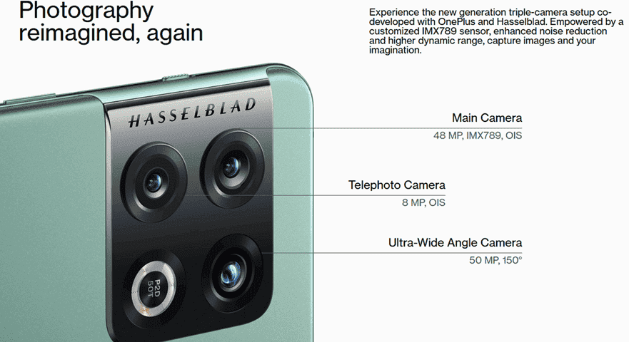 OnePlus 10 Pro camera features